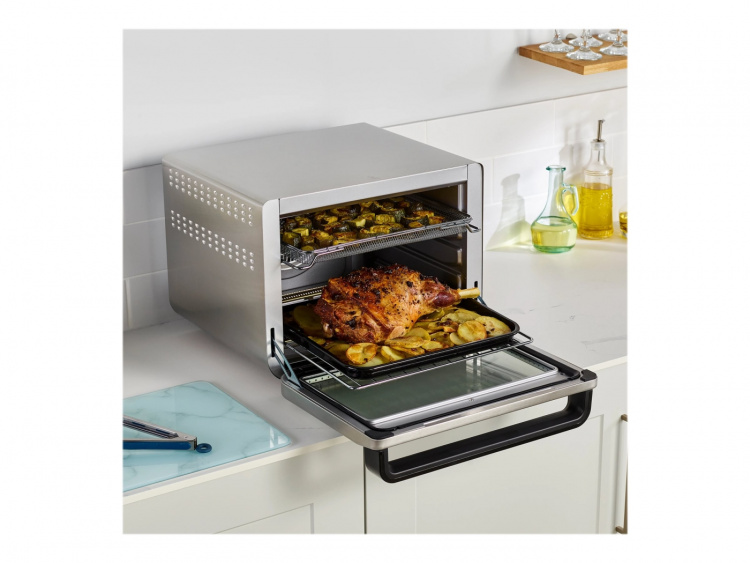 Ninja Foodi DT200EU Electric oven with grill/convection grill Silver/black