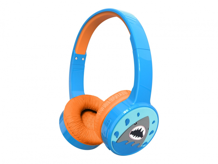 Denver BTH-107BU Wireless Headphones with Wire Blue Grey Orange White Denver BTH-107BU Wireless Headphones with Wire Blue Grey Orange White