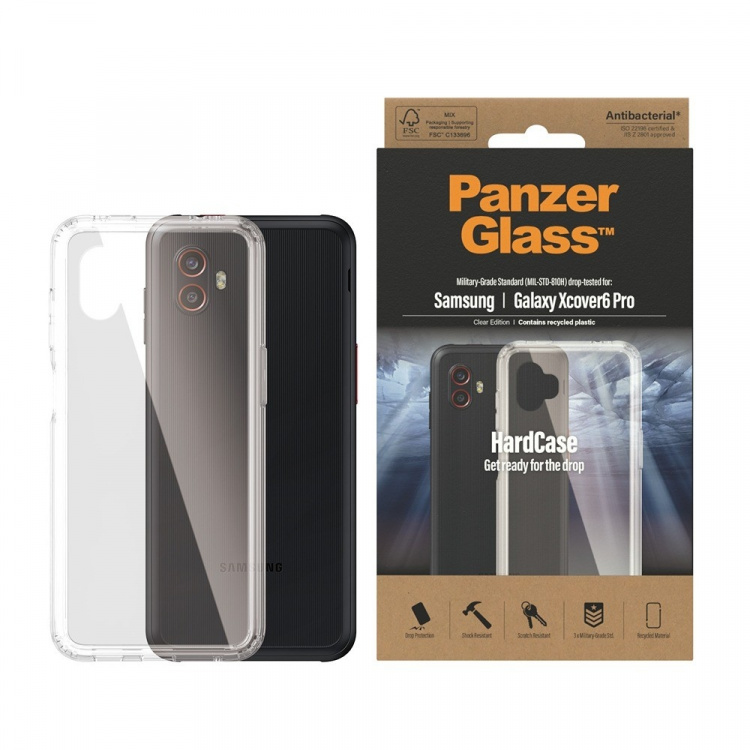 PanzerGlass HardCase Shell Samsung Galaxy XCover6 Pro, Transparent