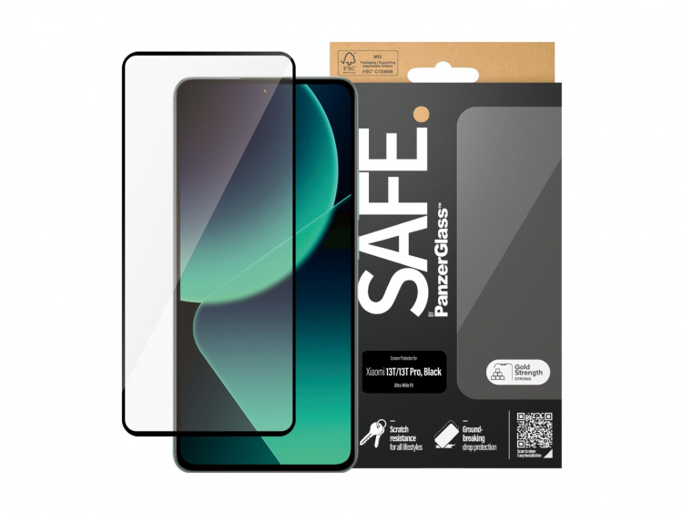 PanzerGlass SAFE. by PanzerGlass Screen Protector Xiaomi 13T, 13T Pro, Transparent PanzerGlass SAFE. by PanzerGlass Screen Protector Xiaomi 13T, 13T Pro, Transparent