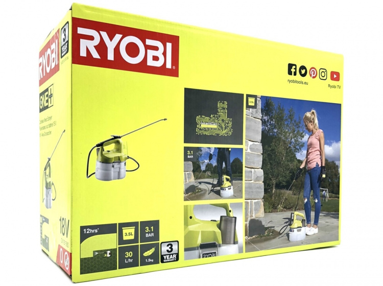 Ryobi ONE+ OWS1880 18V garden sprayer without battery Ryobi ONE+ OWS1880 18V garden sprayer without battery