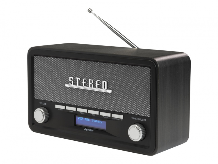 Denver DAB-18 DARK GREY DAB portable radio Black Denver DAB-18 DARK GREY DAB portable radio Black