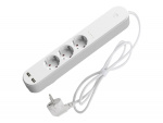 Denver SHP-310U Smart Power Strip 3-Outlet 16A White Denver SHP-310U Smart Power Strip 3-Outlet 16A White