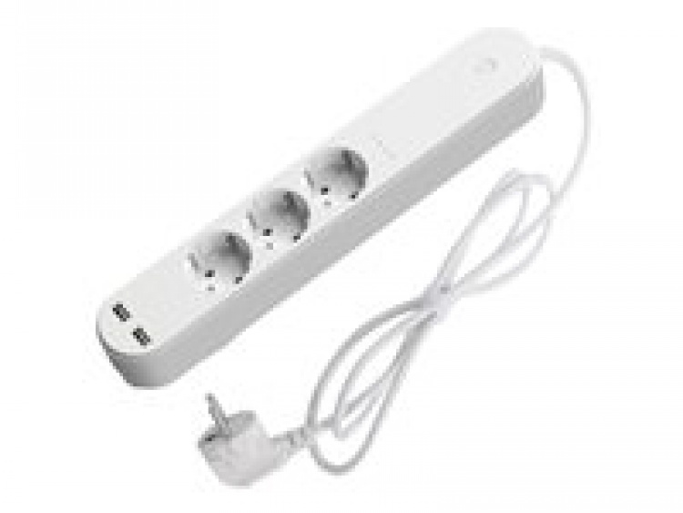 Denver SHP-310U Smart Power Strip 3-Outlet 16A White Denver SHP-310U Smart Power Strip 3-Outlet 16A White