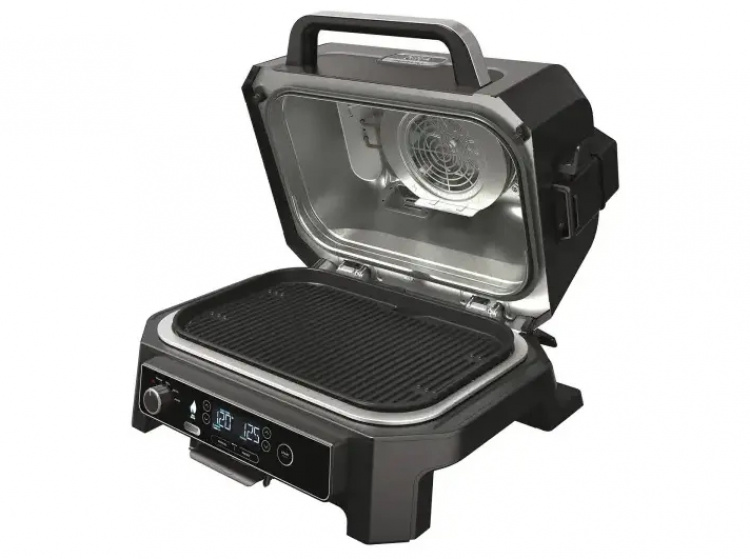 Ninja OG850EU Woodfire PRO XL Electric BBQ Grill and Smoker Black/Grey