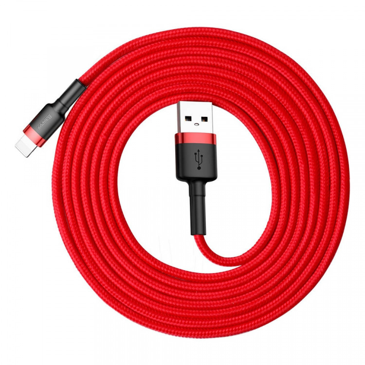 Baseus Cafule USB till Lightning 2m Red