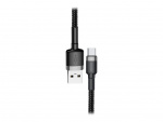 Baseus Cafule USB 2.0 USB Type-C cable 3m Black Grey Baseus Cafule USB 2.0 USB Type-C cable 3m Black Grey