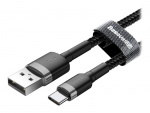 Baseus Cafule USB 2.0 USB Type-C cable 3m Black Grey Baseus Cafule USB 2.0 USB Type-C cable 3m Black Grey