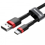 Baseus USB-A 2.0 til USB-C kabel 0.5m Black
