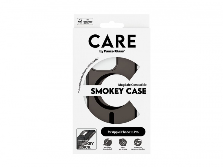 PanzerGlass CARE by PanzerGlass Urban Combat Protective Case Smoked Apple iPhone 16 Pro PanzerGlass CARE by PanzerGlass Urban Combat Protective Case Smoked Apple iPhone 16 Pro