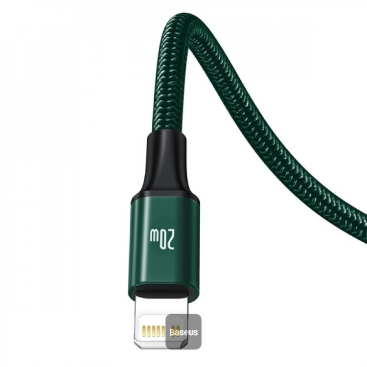 Baseus Rapid Series 3-in-1 USB-C naar Lightning/Micro/USB-C 1,5m Green Baseus Rapid Series 3-in-1 USB-C naar Lightning/Micro/USB-C 1,5m Green