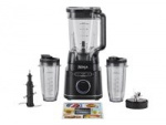 Ninja TB301EU Detect Power Mixer Pro Blender 6 automatic programmes Low speed function Medium speed function High speed function Black Ninja TB301EU Detect Power Mixer Pro Blender 6 automatic programmes Low speed function Medium speed function High speed function Black