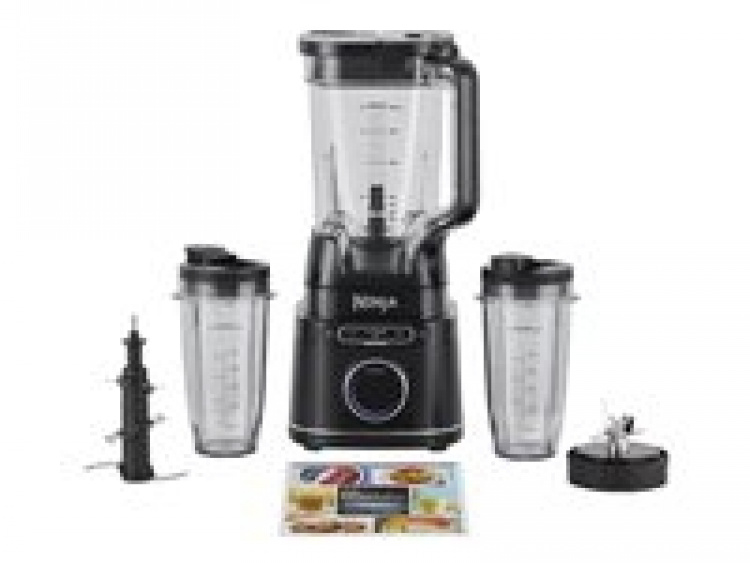 Ninja TB301EU Detect Power Mixer Pro Blender 6 automatic programmes Low speed function Medium speed function High speed function Black Ninja TB301EU Detect Power Mixer Pro Blender 6 automatic programmes Low speed function Medium speed function High speed function Black