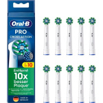 Oral B Cross Action Brush Heads, White 10 pcs