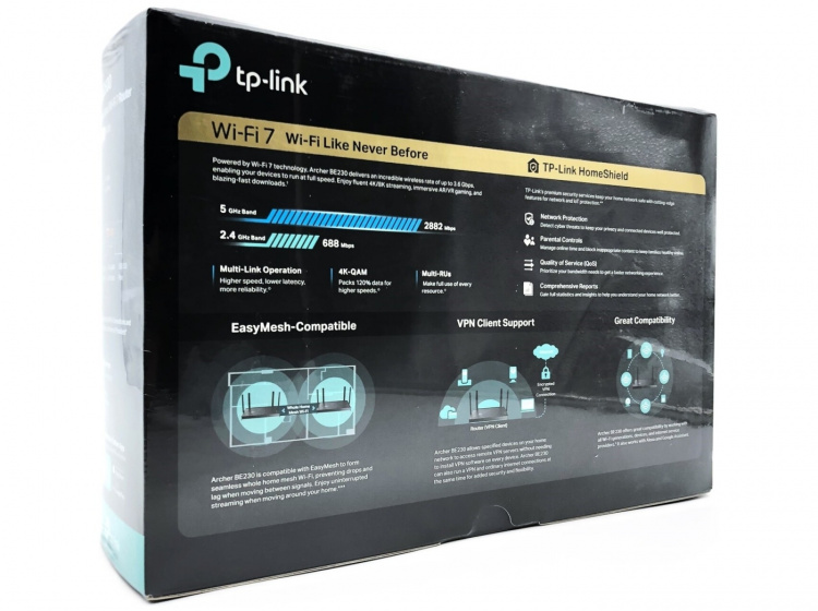 TP-Link Archer BE230 V1 wireless router Desktop TP-Link Archer BE230 V1 wireless router Desktop