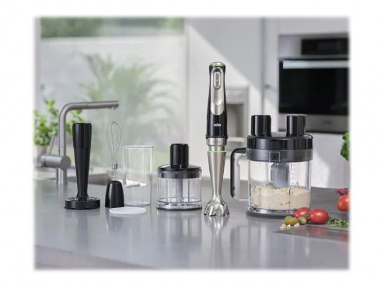 Braun Multiquick 9 MQ 9187XLI hand blender Premium black/brushed stainless steel