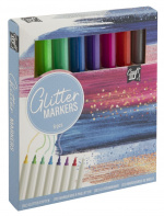 Craft ID Glitter markers - 8 pcs (CR5016/GE)