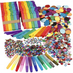 Creative Toys DIY Kit - Glitter & Wood Sticks Mega Set (97435)