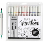 Creative Toys Sketch Marker - Standard Colours 12 pcs (37382)