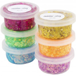 Creative Toys DIY Kit - Glitter Clay 6 pcs. (78746)