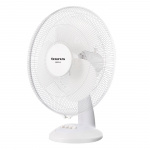 Taurus Desk Fan Greco 16 White 40cm