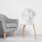 Taurus Desk Fan Greco 16 White 40cm