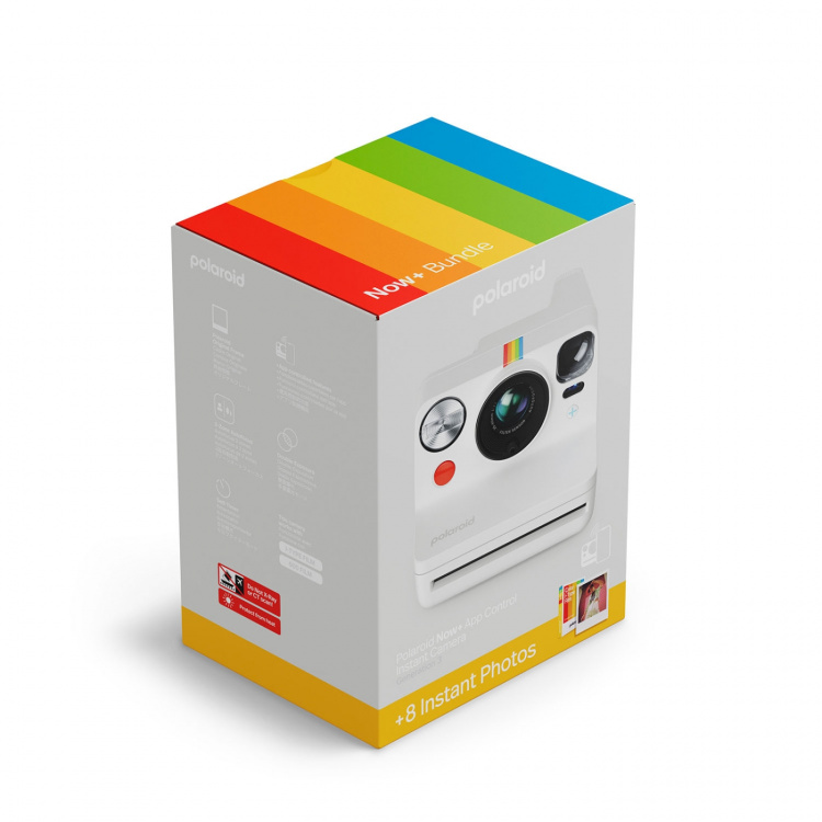 Polaroid Camera Polaroid Now+ Generation 3 E-Box White Polaroid Camera Polaroid Now+ Generation 3 E-Box White