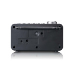 Lenco DAB+/FM Radio alarm clock with colour display, sleep timer, and dual alarm function Black