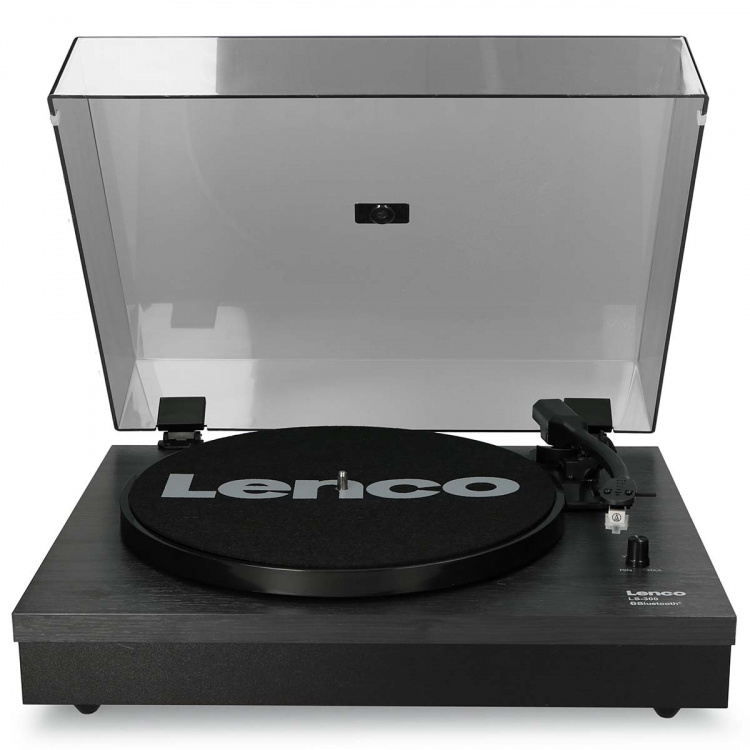 Lenco Turntable with Bluetooth® and two external speakers Black