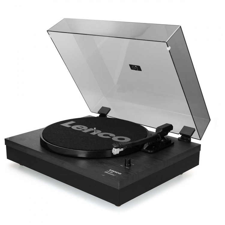Lenco Turntable with Bluetooth® and two external speakers Black