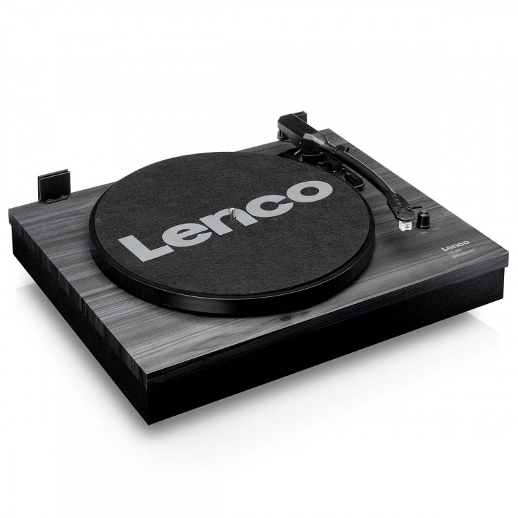 Lenco Turntable with Bluetooth® and two external speakers Black