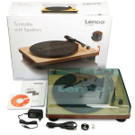 Lenco Turntable with built-in speakers USB Encoding Grey