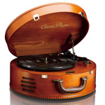 Lenco Retro turntable with 2 Built-in Speakers Brown