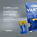 Varta Alkaline Battery C 1.5 V High Energy 2-Blister Varta Alkaline Battery C 1.5 V High Energy 2-Blister