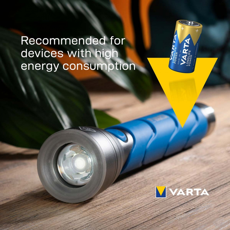 Varta Alkaline Battery C 1.5 V High Energy 2-Blister Varta Alkaline Battery C 1.5 V High Energy 2-Blister