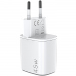 Celly USB-laddare GaN 2 x USB-C PD 45W