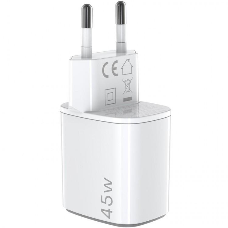 Celly USB-laddare GaN 2 x USB-C PD 45W