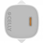 Celly USB-laddare GaN 1 x USB-C PD 20W + Lightning-kabel Celly USB-laddare GaN 1 x USB-C PD 20W + Lightning-kabel