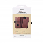 Buffalo Wallet 2in1 iPhone 16E 3 Card MagSerie Premium Leather Brown
