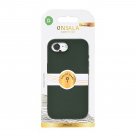 Onsala Phone Case iPhone 16E Back Silicone Touch Recycled MagSerie Olive Green Onsala Phone Case iPhone 16E Back Silicone Touch Recycled MagSerie Olive Green