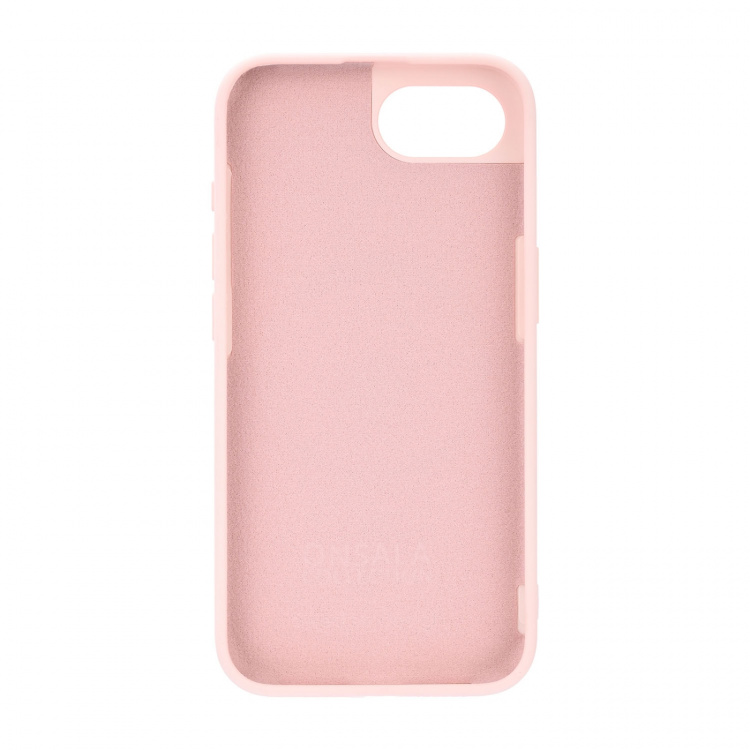 Onsala Phone Case iPhone 16E Back Silicone Touch Recycled MagSerie Chalk Pink Onsala Phone Case iPhone 16E Back Silicone Touch Recycled MagSerie Chalk Pink