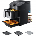 Midea Airfryer 2 i 1 Kombination med Ugn 6,4 + 4,4 Liter Midea Airfryer 2 i 1 Kombination med Ugn 6,4 + 4,4 Liter