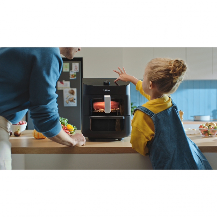 Midea Airfryer 2 i 1 Kombination med Ugn 6,4 + 4,4 Liter Midea Airfryer 2 i 1 Kombination med Ugn 6,4 + 4,4 Liter
