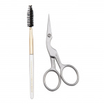 Tweezerman Brow Shaping Scissors & Brush Tweezerman Brow Shaping Scissors & Brush