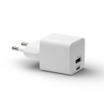 dbramante1928 Re-charge - Wall Charger GaN - USB-C+USB-A 30W+18W EU - White dbramante1928 Re-charge - Wall Charger GaN - USB-C+USB-A 30W+18W EU - White