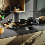 Fiskars Kastrull Hard Face 2,5 L med lock Keramaisk 1075525