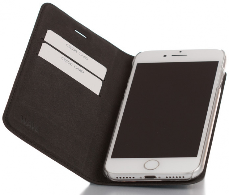 Wave BookCase protective case, iPhone 7 / 8 / SE, black