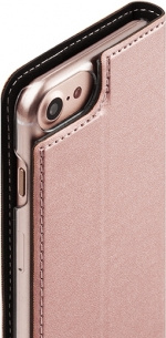 Wave BookCase protective case, iPhone 6 / 6s / 7 / 8 / SE, rose gold Wave BookCase protective case, iPhone 6 / 6s / 7 / 8 / SE, rose gold