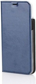 Wave BookCase protective case, iPhone X / Xs, dark blue Wave BookCase protective case, iPhone X / Xs, dark blue