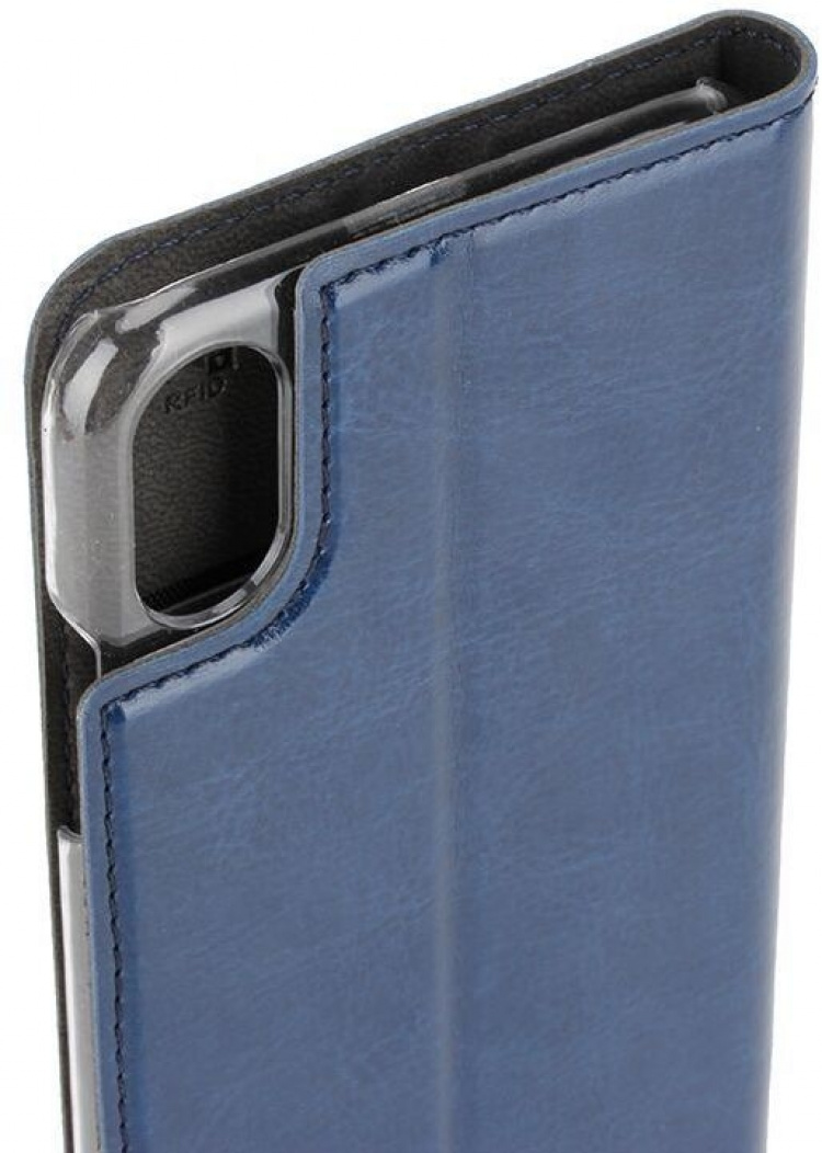 Wave BookCase protective case, iPhone X / Xs, dark blue Wave BookCase protective case, iPhone X / Xs, dark blue